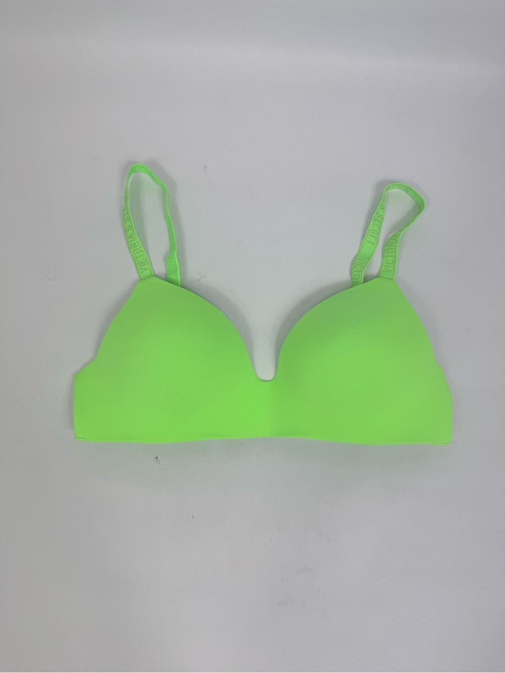 Victoria's Secret Neon Green Wireless T-Shirt Bra 36 C